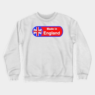 Made in England tag stickers Crewneck Sweatshirt